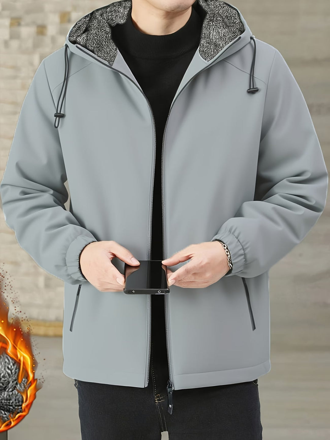 Oumar - Chaqueta De Manga Larga Con Cremallera