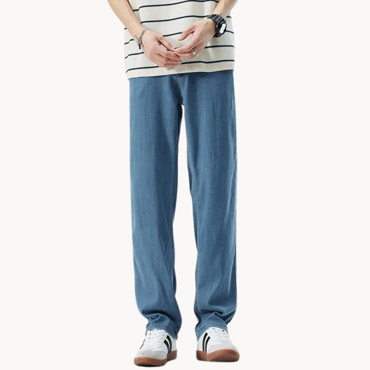 Teofilo - Pantalón Elegante De Pierna Ancha