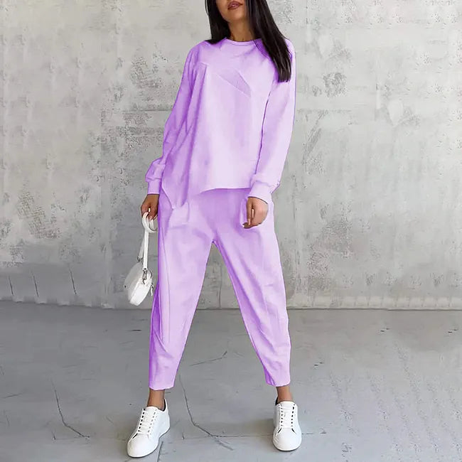 Tashia - Conjunto de Sudadera Informal de Manga Larga y Pantalones de Chándal