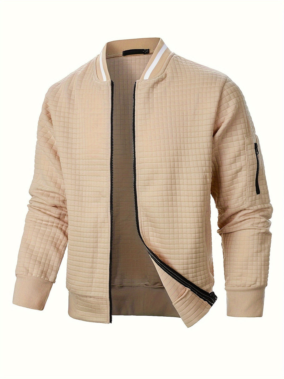 Benjie - Chaqueta Tipo Cárdigan Con Cuello Alto Y Cremallera