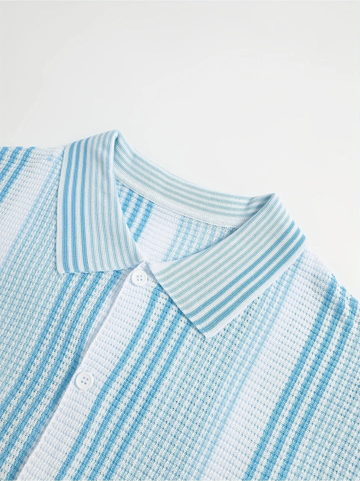 Avram - Camisa Informal A Rayas Con Botones
