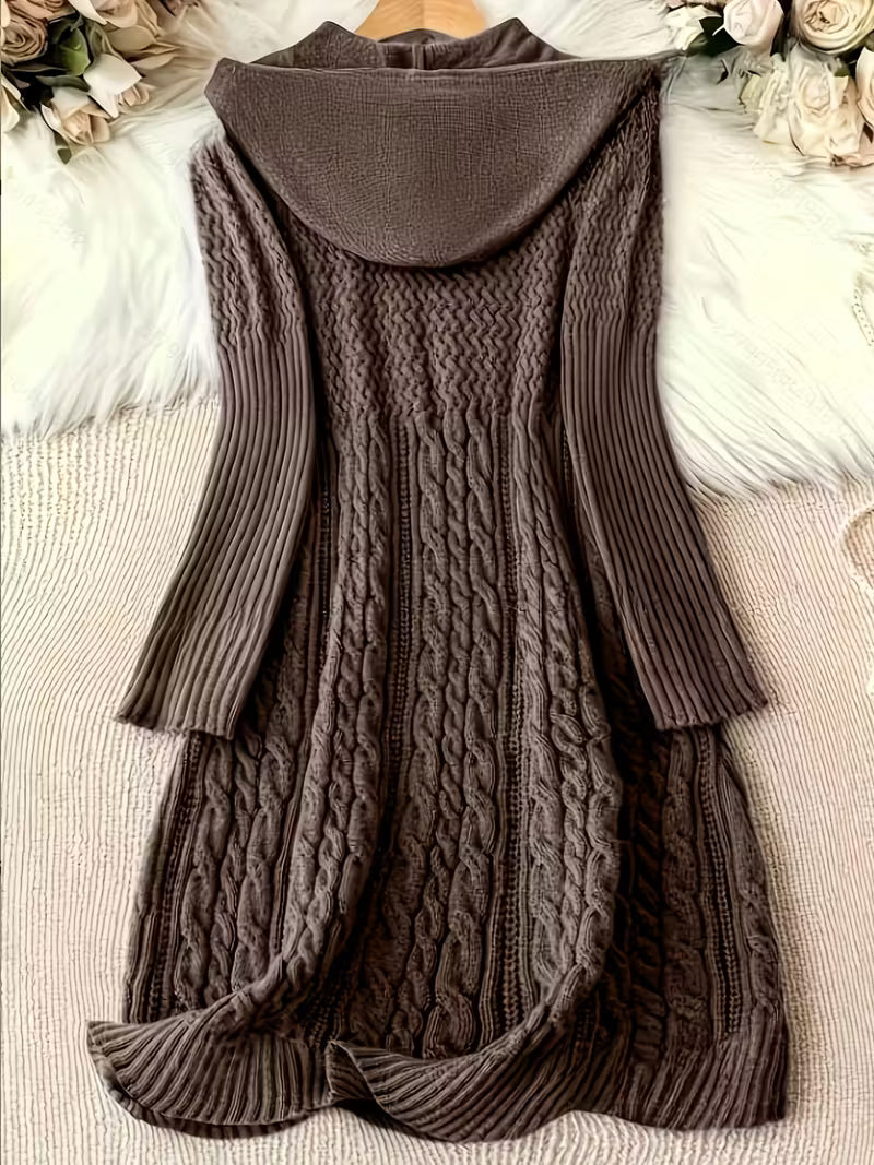 Jakynta - Vestido Informal Con Capucha