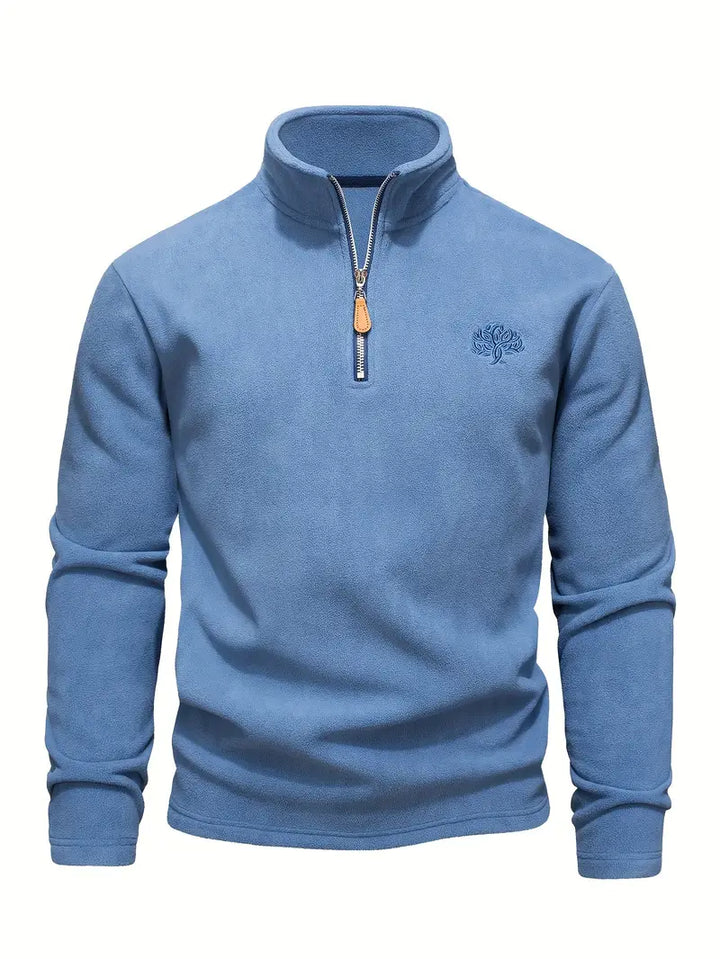 Lamar - Sudadera De Manga Larga Con Media Cremallera