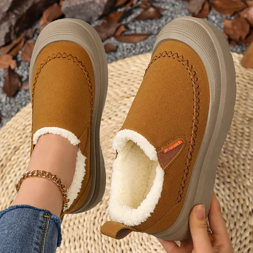 Adelya - Zapatos Elegantes Con Forro De Piel Sintética