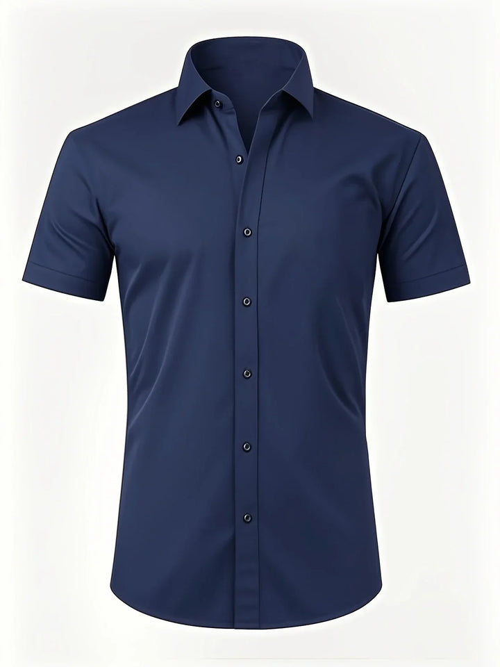 Ezra - Elegante Camisa Entallada Con Botones