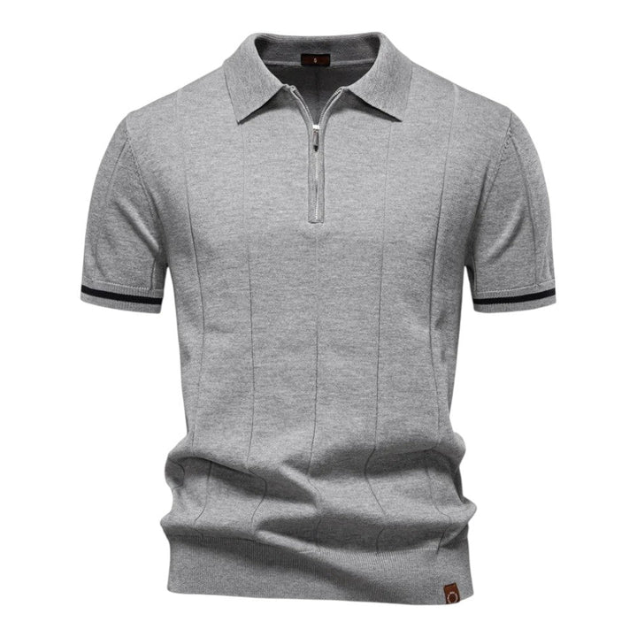 Johncena - Polo Deportivo Informal Con Cremallera