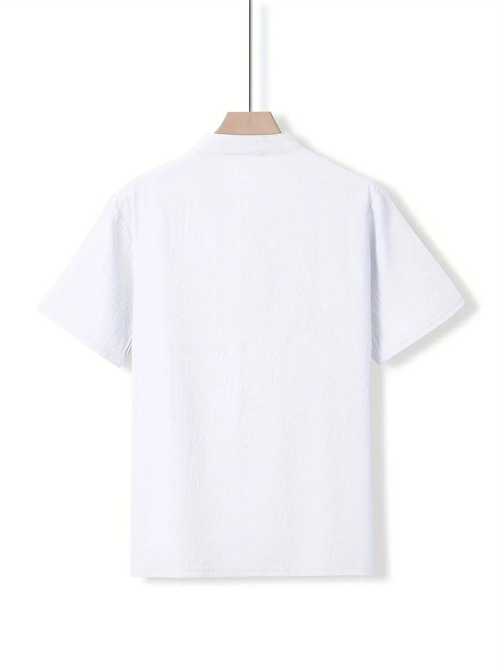 Markos - Camisa Informal De Manga Corta Con Botones