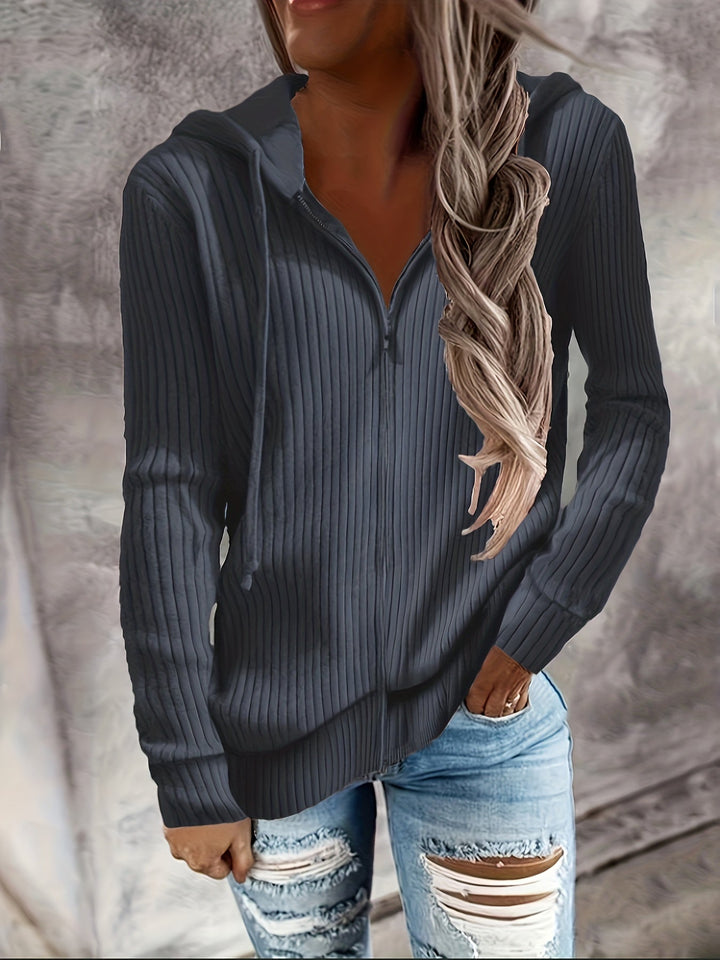 Moira - Sudaderas Con Capucha, Cremallera y Cordón Regulable, Manga Larga
