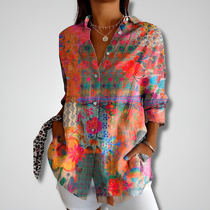 Shalom - Elegante Blusa De Manga Larga