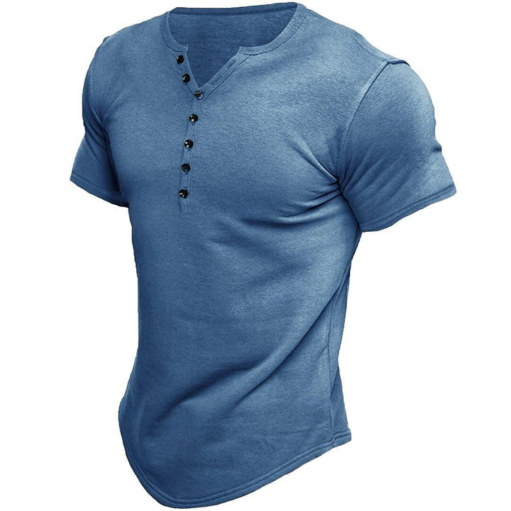 Roberto - Camiseta Casual de Manga Corta