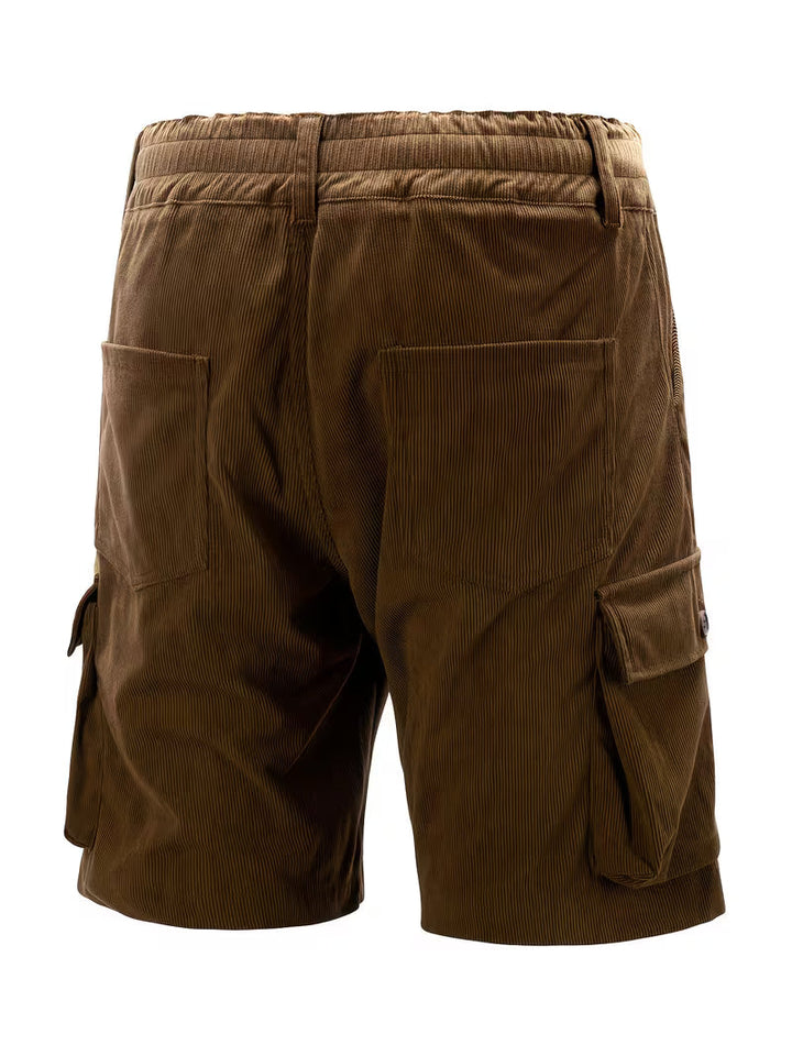 Jorit - Pantalones Cortos Carga De Pana Con Tejido 3D