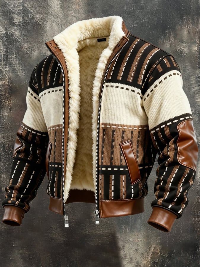 Gyasi - Chaqueta con Cremallera y Forro Polar