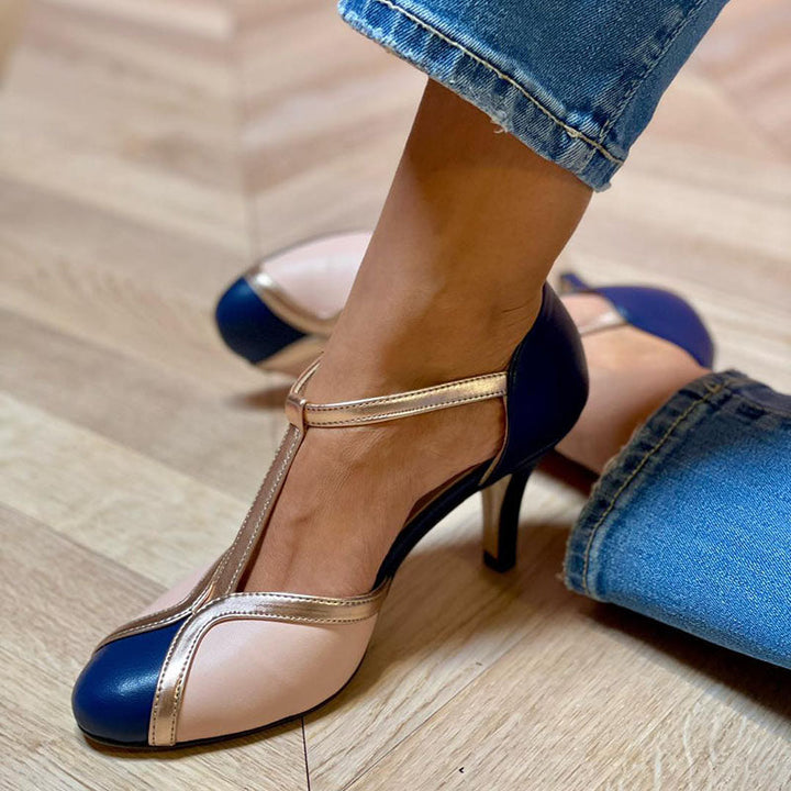 Laya - Cómodos Zapatos de Salón Con Puntera Redondeada