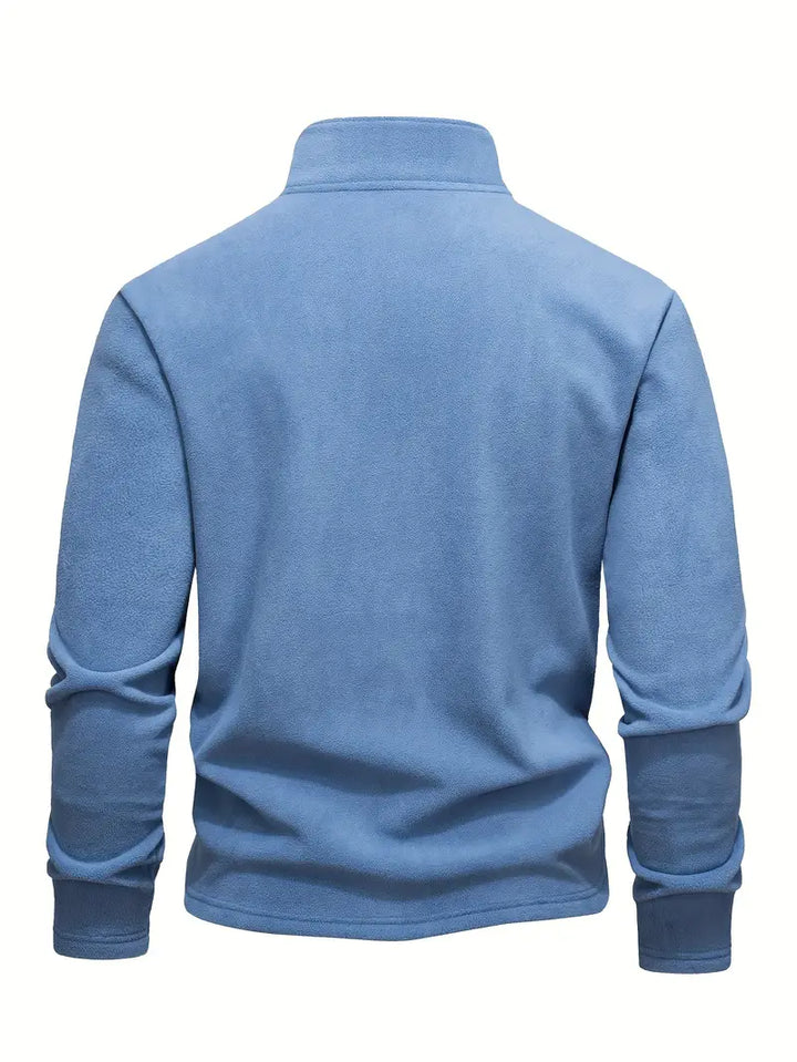 Lamar - Sudadera De Manga Larga Con Media Cremallera
