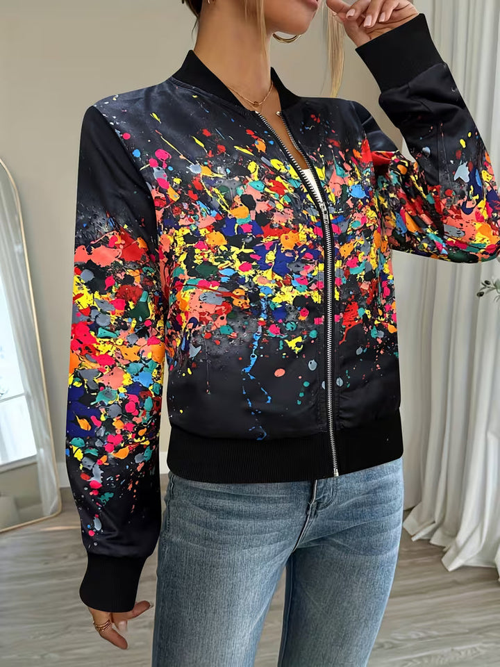 Riena - Chaqueta Con Estampado Tie-dye De Colores Vivos