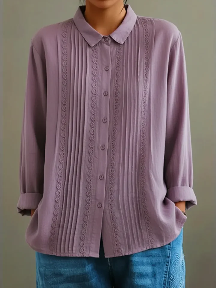 Tzurya - Elegante Blusa de Patchwork