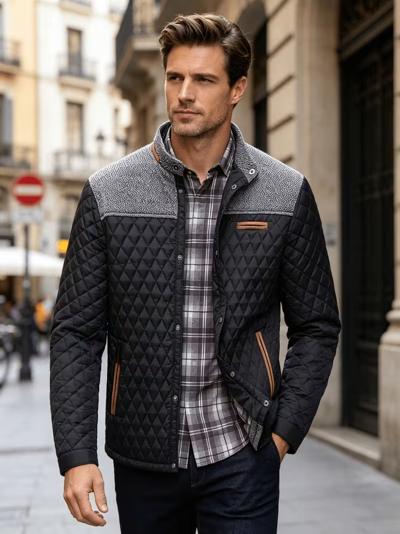 Stetson - Chaqueta Acolchada Con Diseño De Rombos