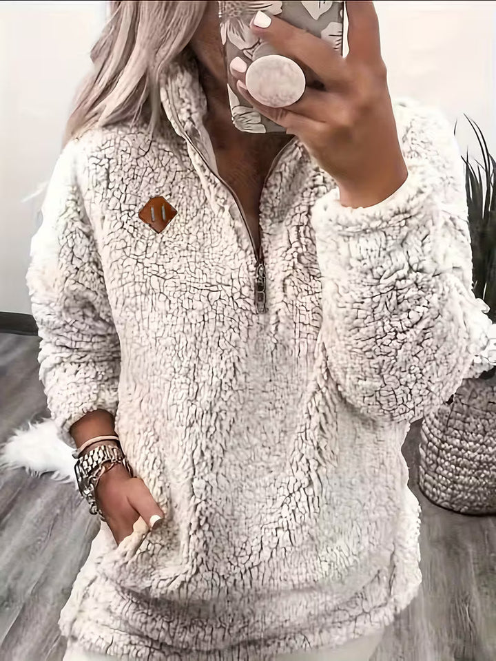 Humera - Elegante Chaqueta Con Cremallera y Manga Larga