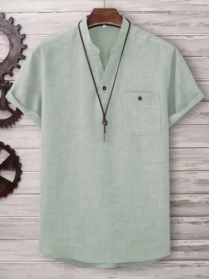 Kieth - Camisa De Manga Corta Con Bolsillo Delantero