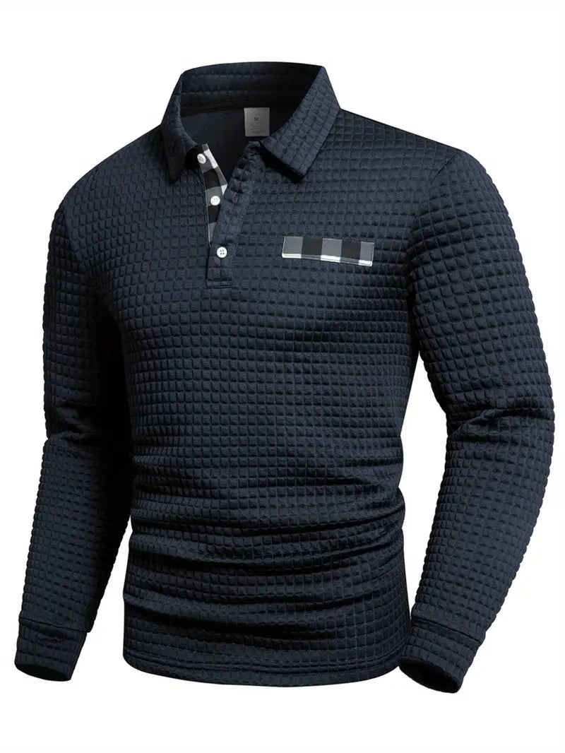 Hughes - Camisa Informal De Punto Grueso Con Botones