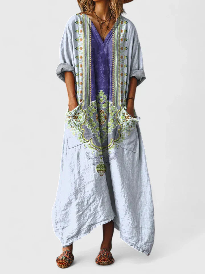 Chathumi - Vestido Elegante Con Estampado