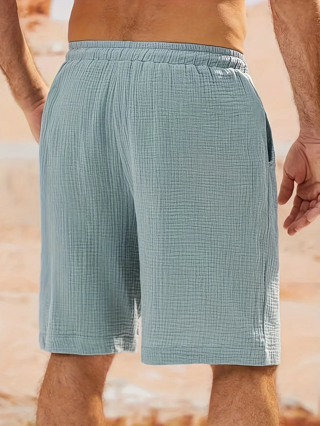 Bancroft - Elegantes Pantalones Cortos Holgados Con Bolsillos