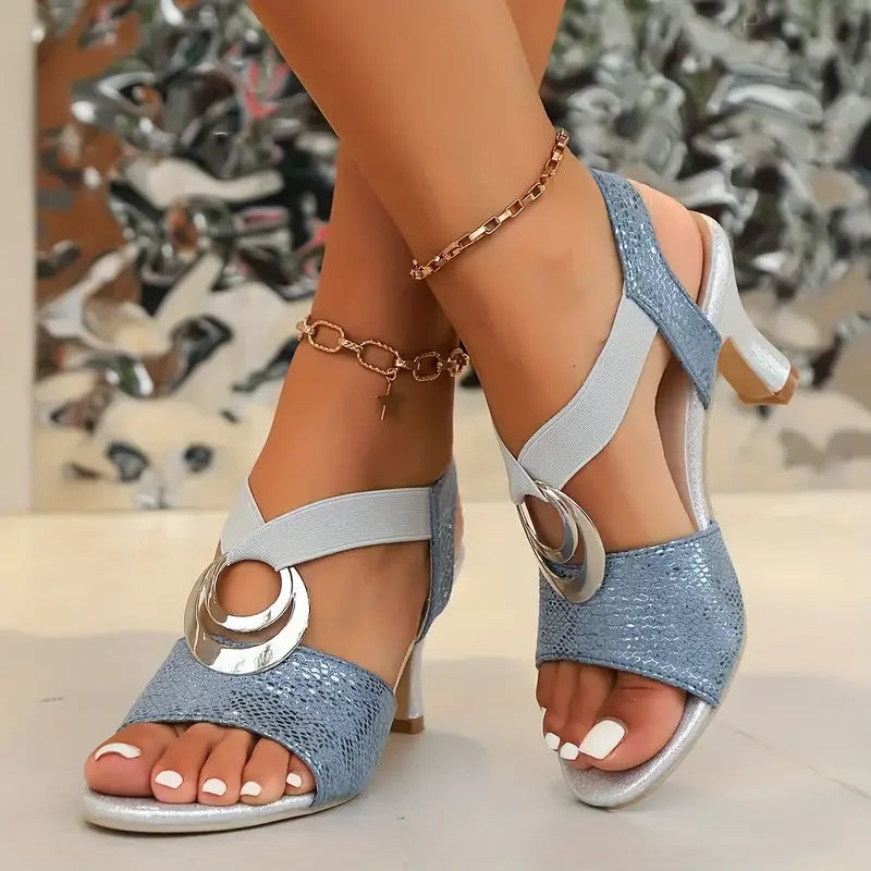 Amaya - Sandalias Elegantes De Tacón Alto