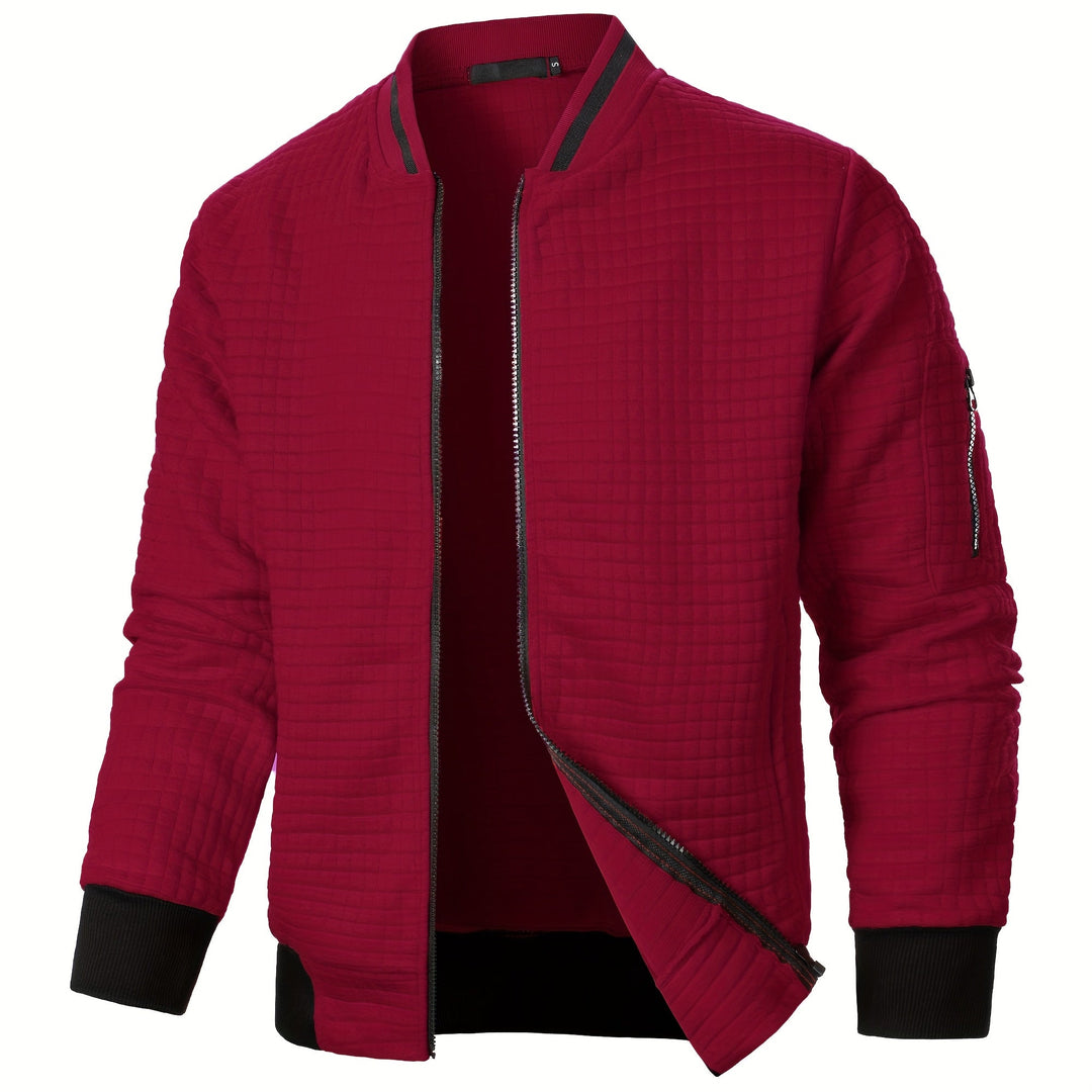 Benjie - Chaqueta Tipo Cárdigan Con Cuello Alto Y Cremallera