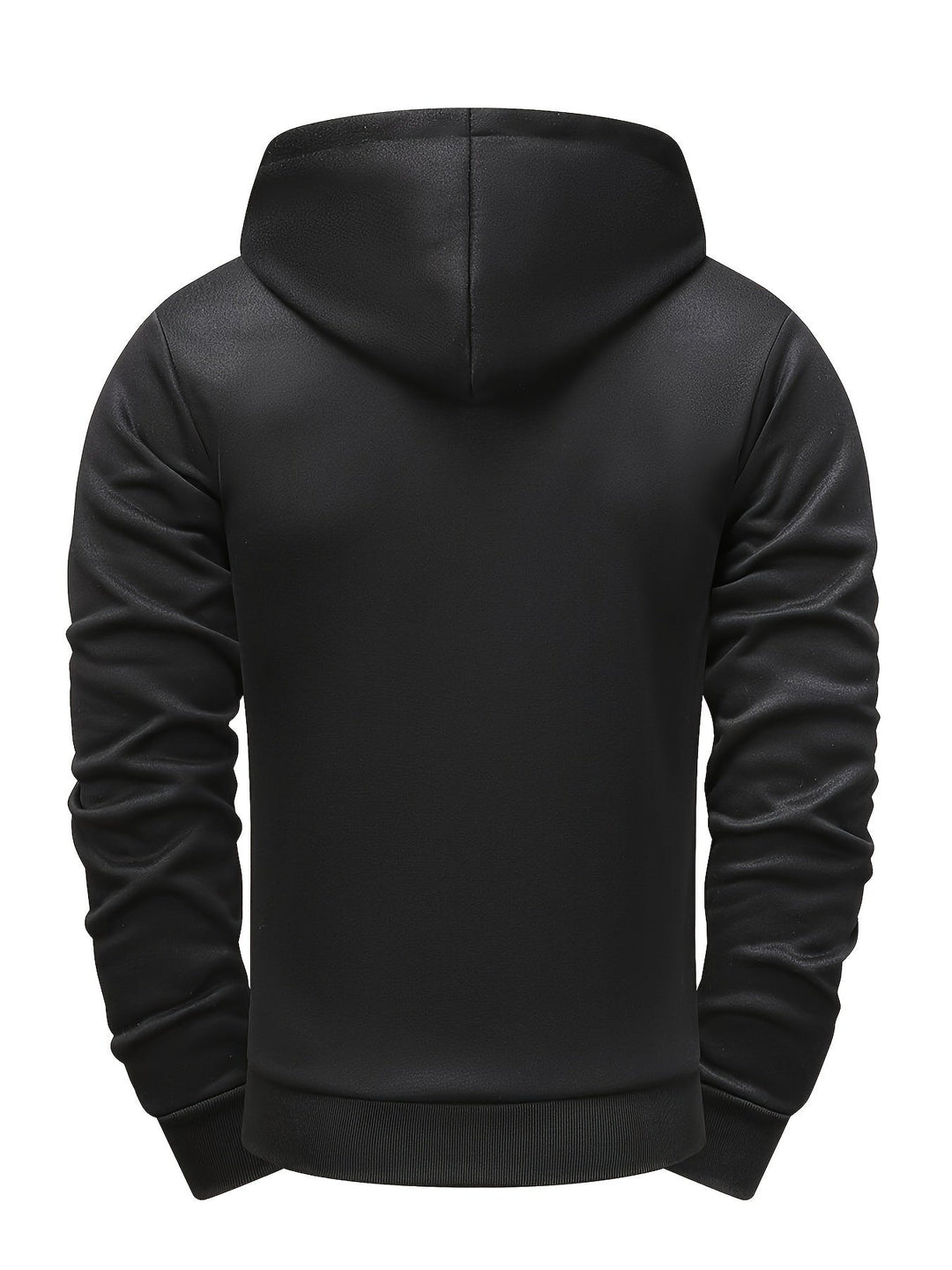 Hendro - Sudadera Con Capucha y Cremallera De Manga Larga Informal