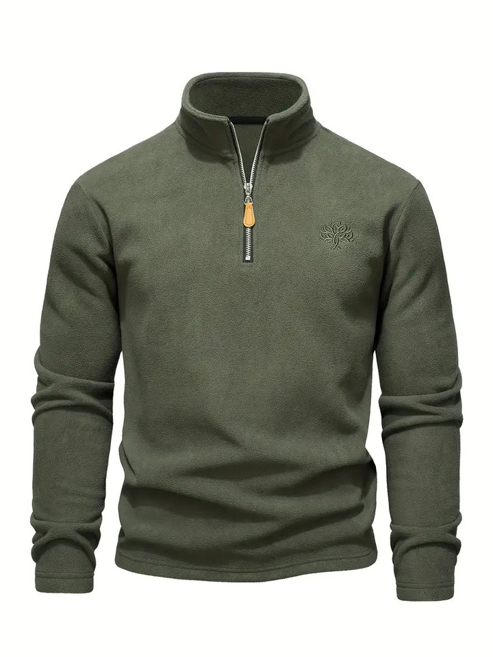 Lamar - Sudadera De Manga Larga Con Media Cremallera