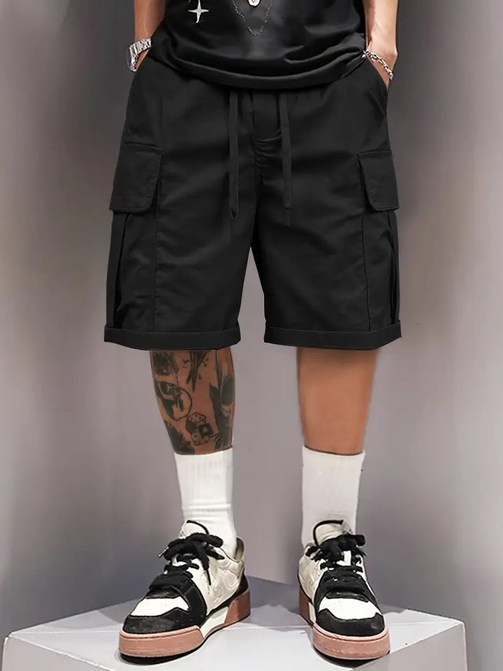 Detlev - Pantalones Cortos Elegantes Y Holgados