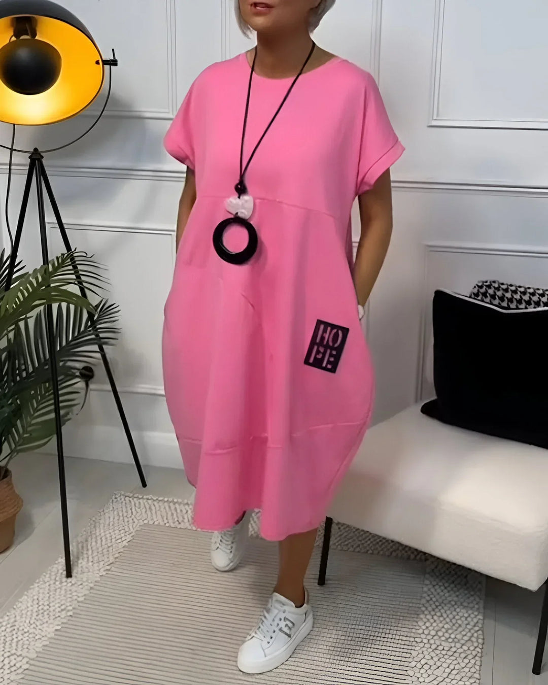 Jocelyn  - Vestido Informal y Cómodo Con Bolsillos