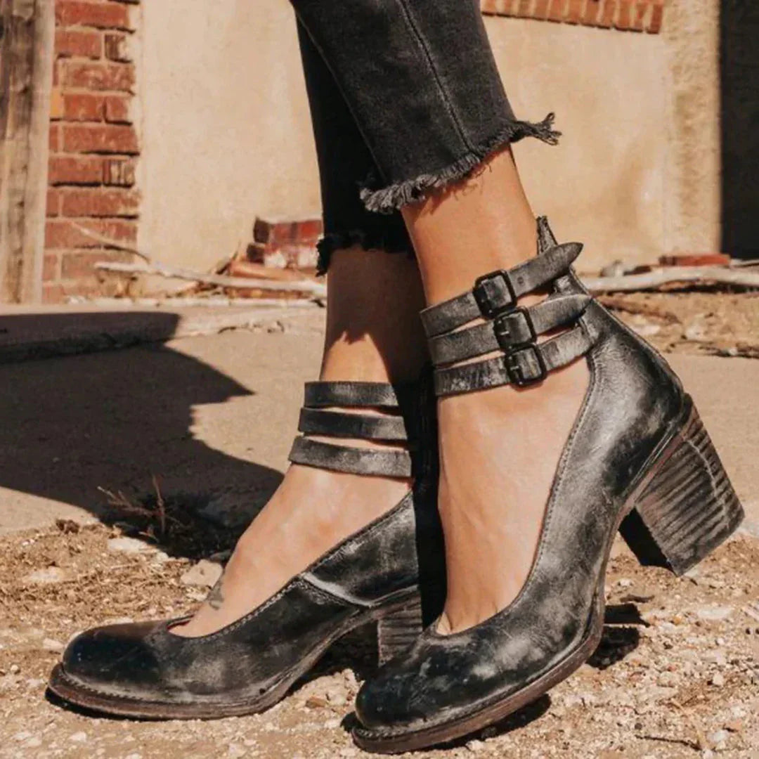 Steffie - Tacones Altos De Madera