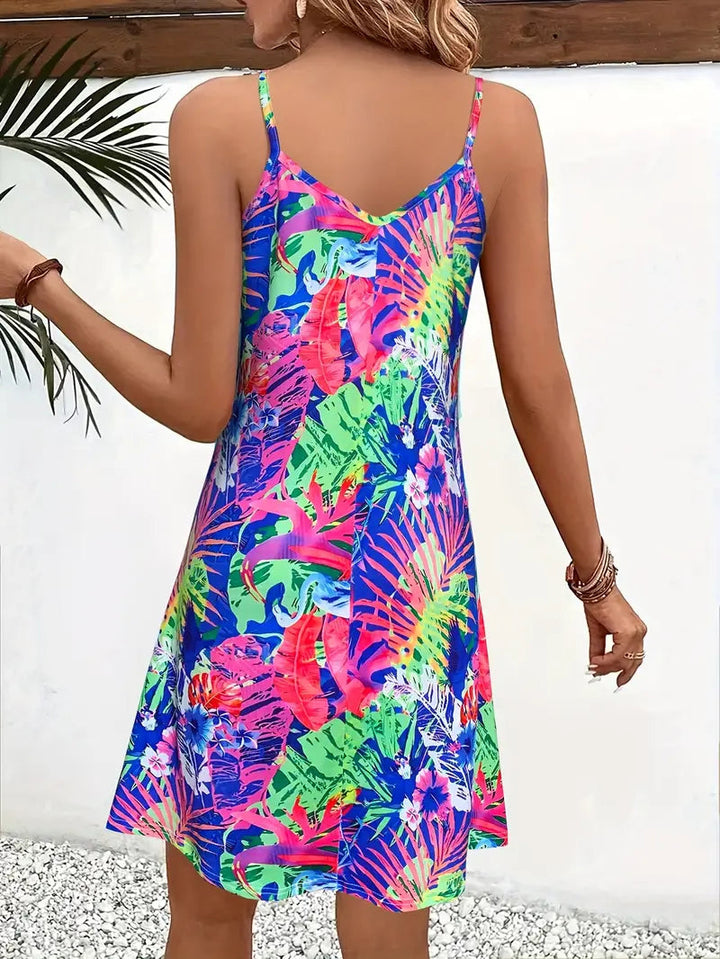 Jasmeen - Vestido Camiseta Con Cuello En V