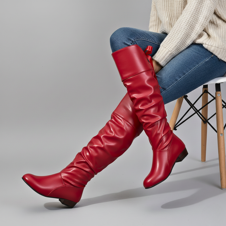 Patrena - Botas Altas De Cuero