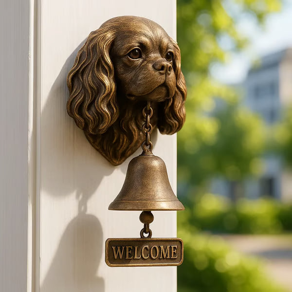 CharmBell -  Encantadora Campana con Forma de perro Para dar la Bienvenida