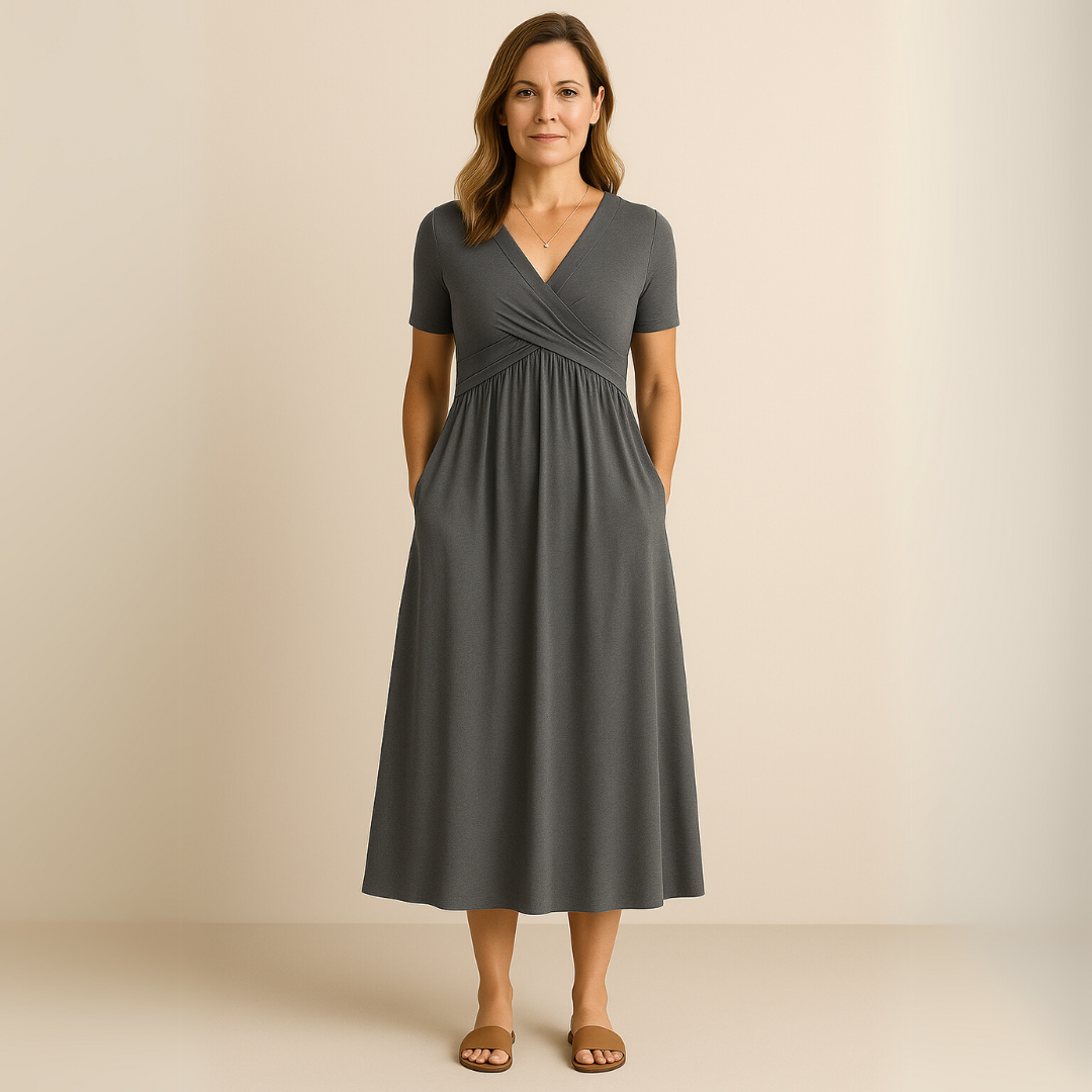 Bridgett - Vestido De Manga Corta
