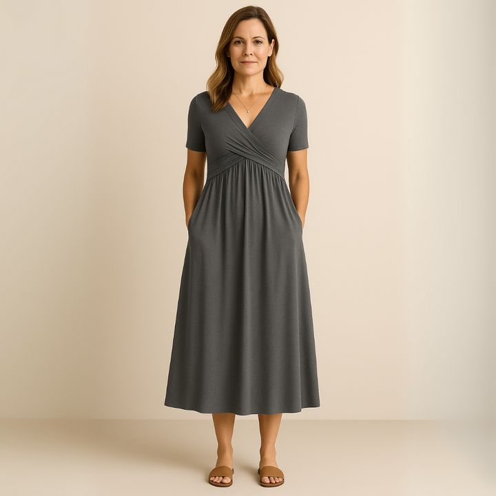 Bridgett - Vestido De Manga Corta