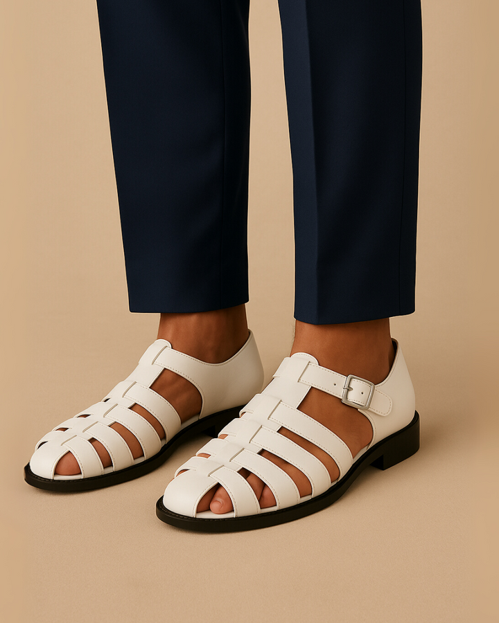 Swen - Cuero Antideslizantes Zapatos