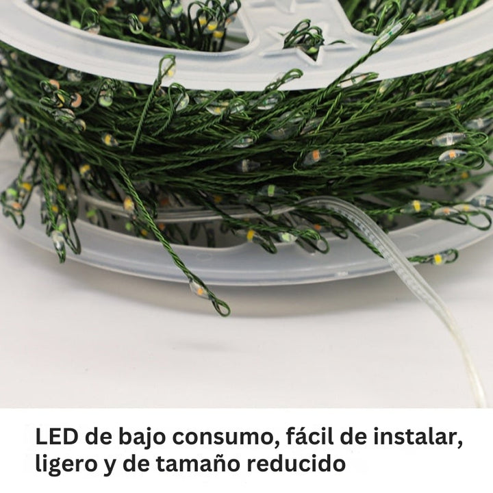 TwinkleWire - Guirnalda De Luces Pirotécnicas De Alambre De Cobre Con Mando a Distancia