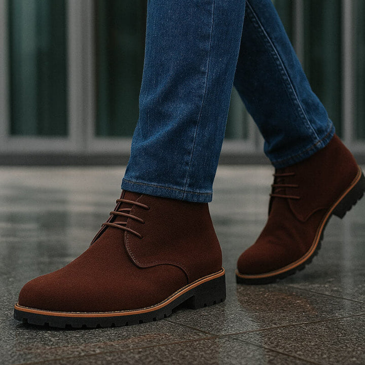 Zampa - Elegantes Botas De Cuero Con Cordones