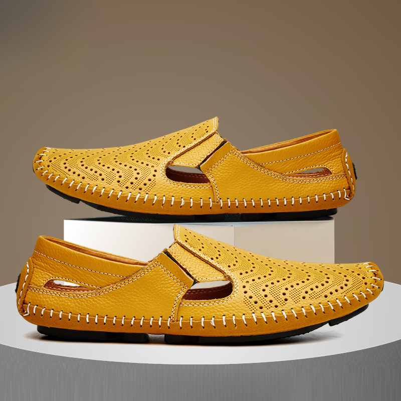 Akiva - Sandalias Cómodas De Cuero