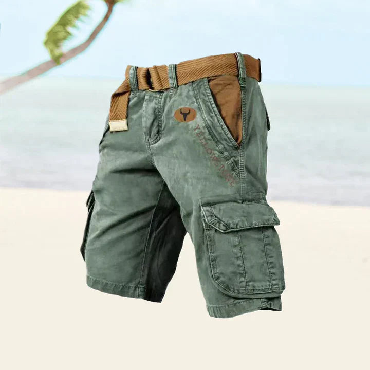 Ludolf - Pantalones Cortos Carga Cómodos