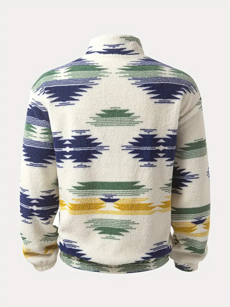 Clinton - Sudadera Con Media Cremallera y Cuello Alto