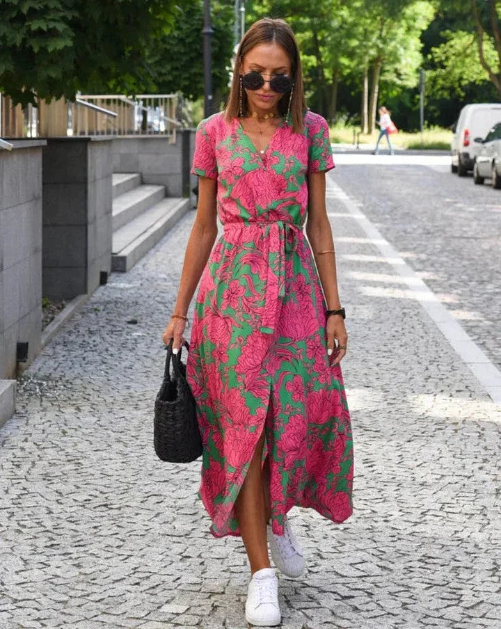 Theresita - Vestido De Verano Con Flores