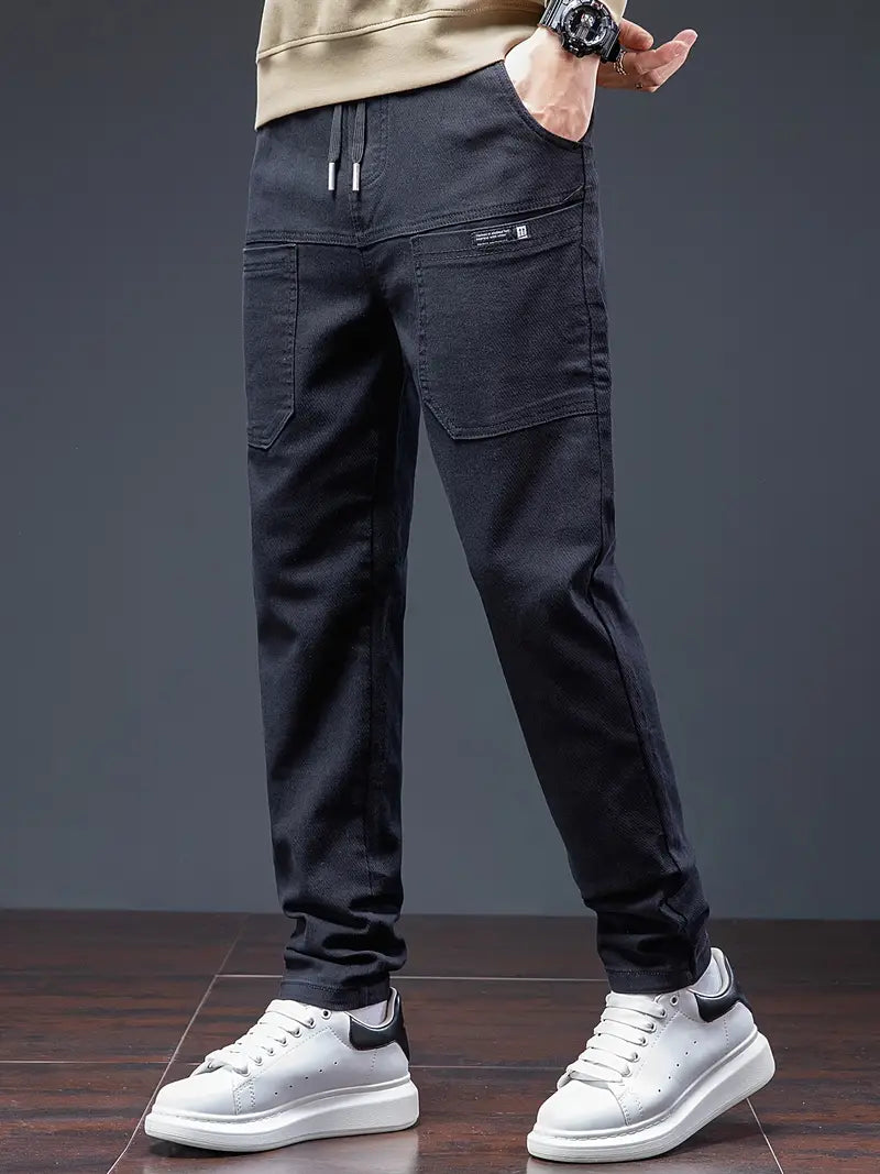 Jarrett - Elegante Pantalón Jogger Con Cintura y Cordón Ajustable