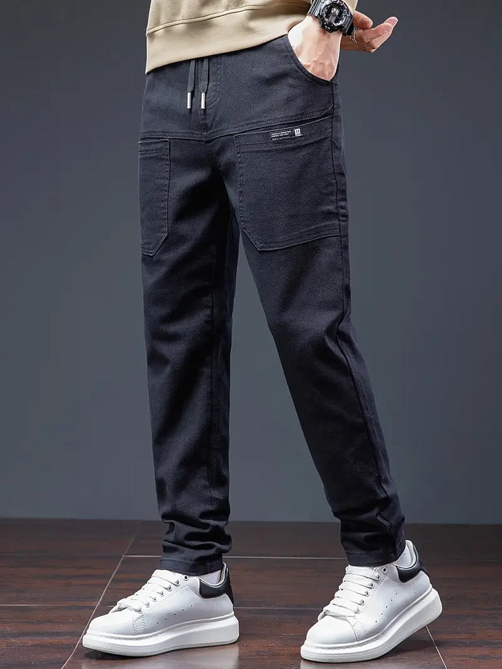 Jarrett - Elegante Pantalón Jogger Con Cintura y Cordón Ajustable