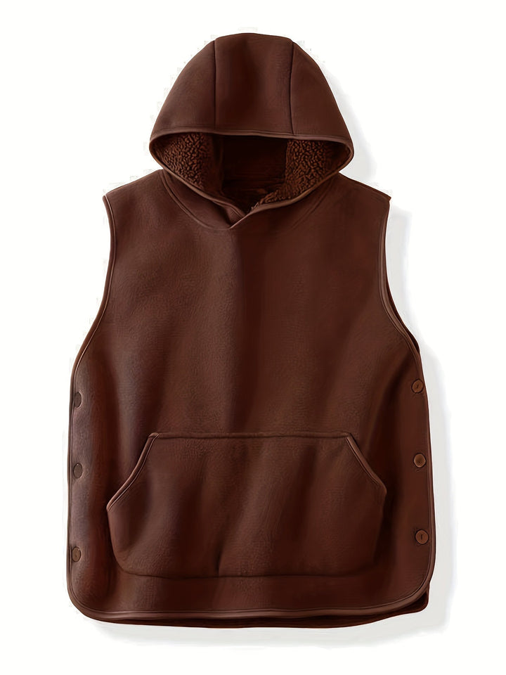 Niles - Poliéster Sin Mangas Con Capucha para Invierno