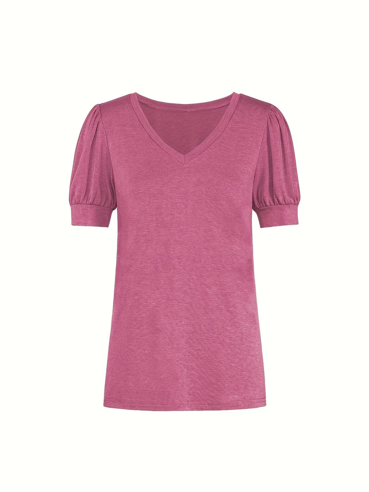 Kizzy - Camiseta Transpirable Con Mangas Tipo Pétalo