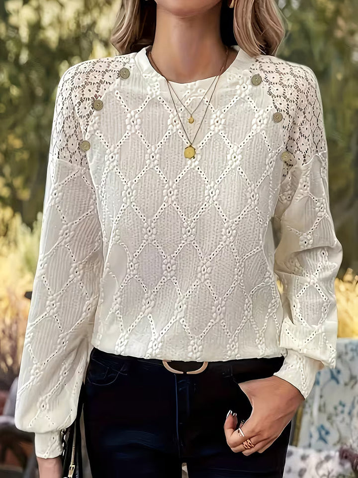 Carys - Blusa Estampada Con Mangas Largas